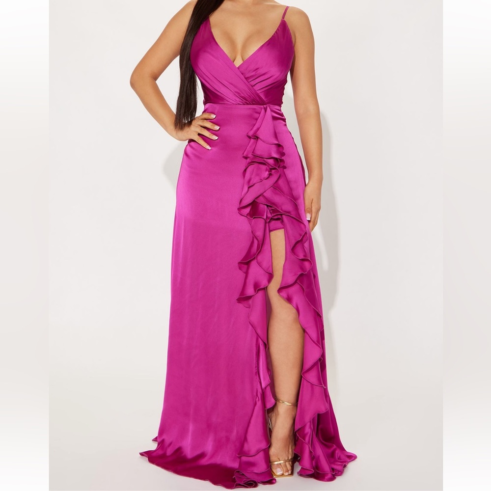 Satin Maxi Dress